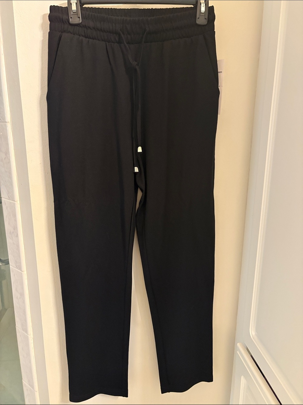 Women's Black Drawstring Casual Pants